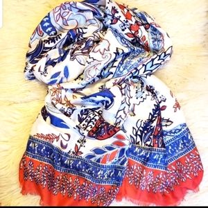 Max Studio Beautiful Paisley Long Scarf - Wrap NWT